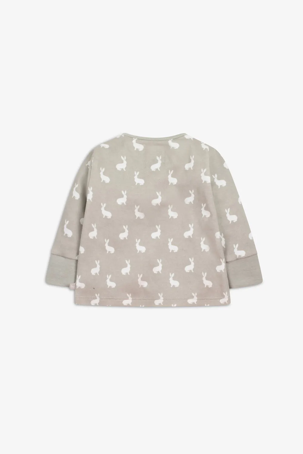 Top and Pants Set, fawn hare print