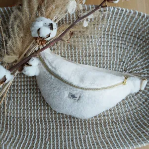 Treasure Bag - Faux Fur Ivory