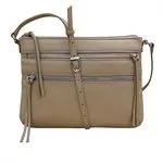 Triple Zip Crossbody