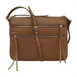 Triple Zip Crossbody