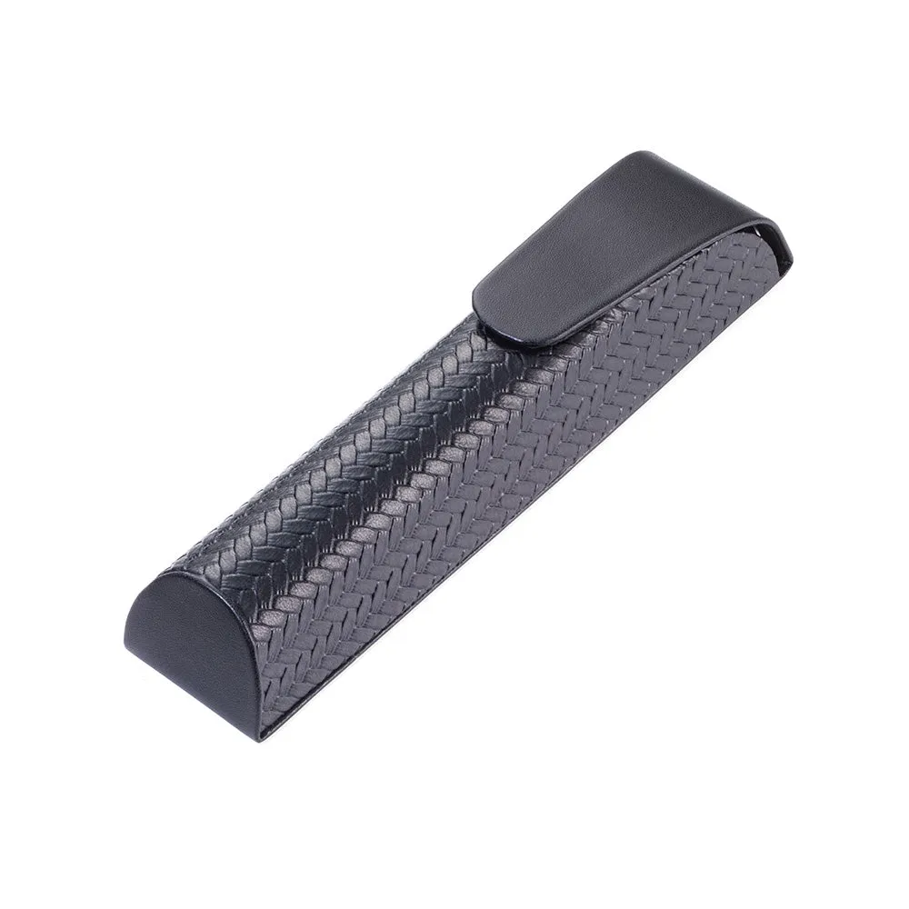 TROIKA Ballpoint Pen With Rotating Ring - Checker Pattern for Stress Relief