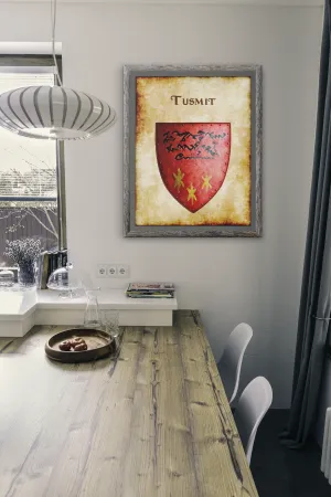 Tusmit Heraldry of Greyhawk Anna Meyer Cartography Canvas Art Print