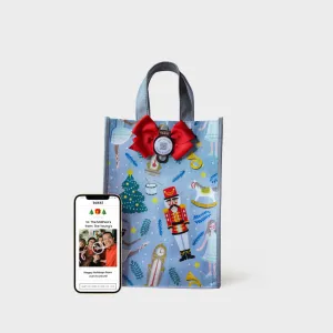 Twirl | Medium | Reusable Gift Bag   QR Greeting Card
