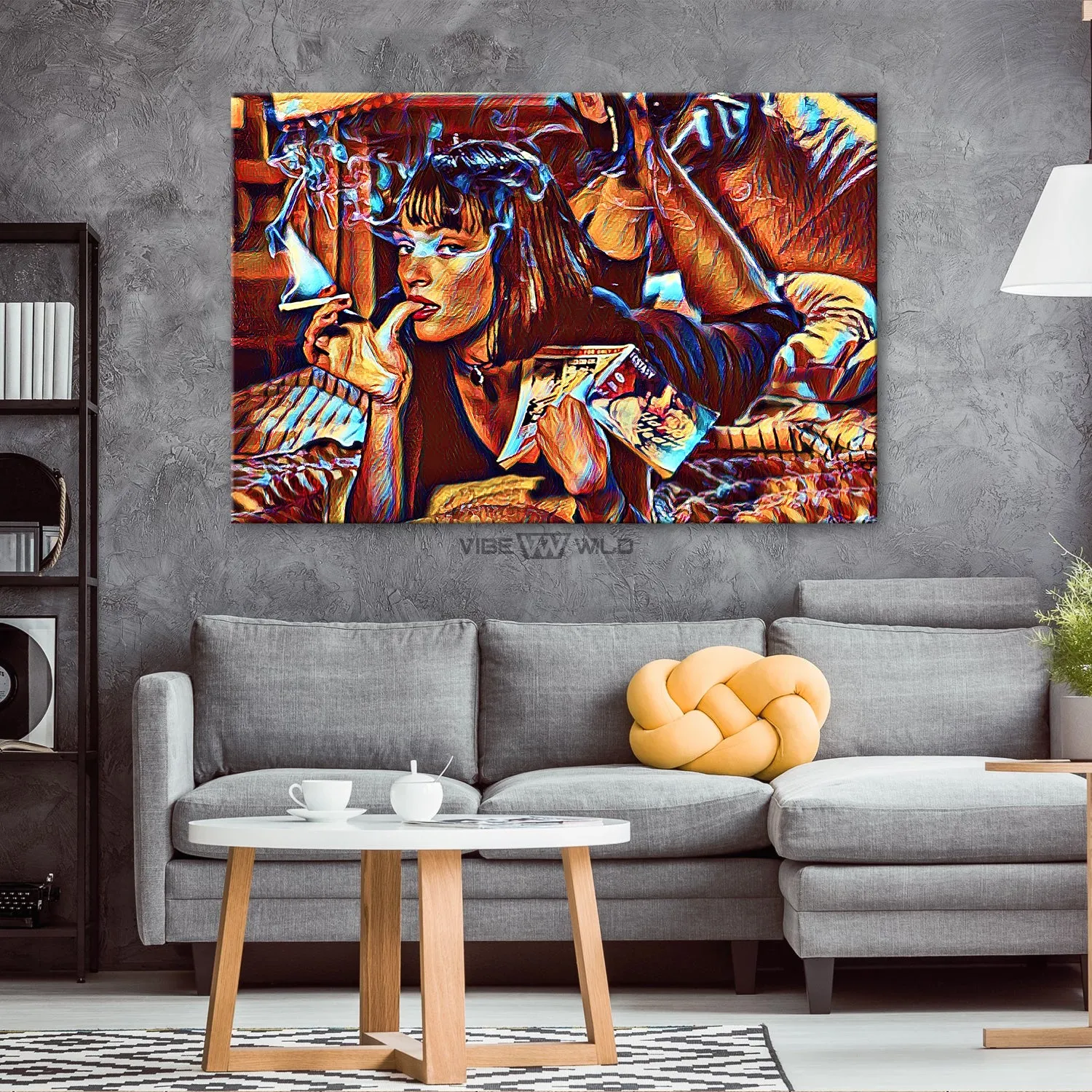 Uma Thurman Pulp Fiction Canvas Art
