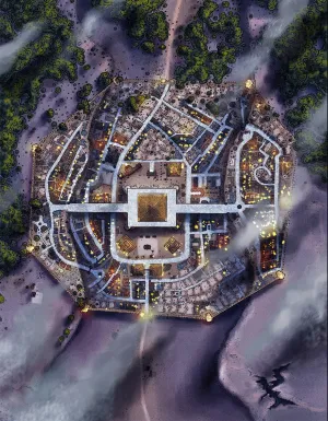 Uruk City Fantasy Map Patreon