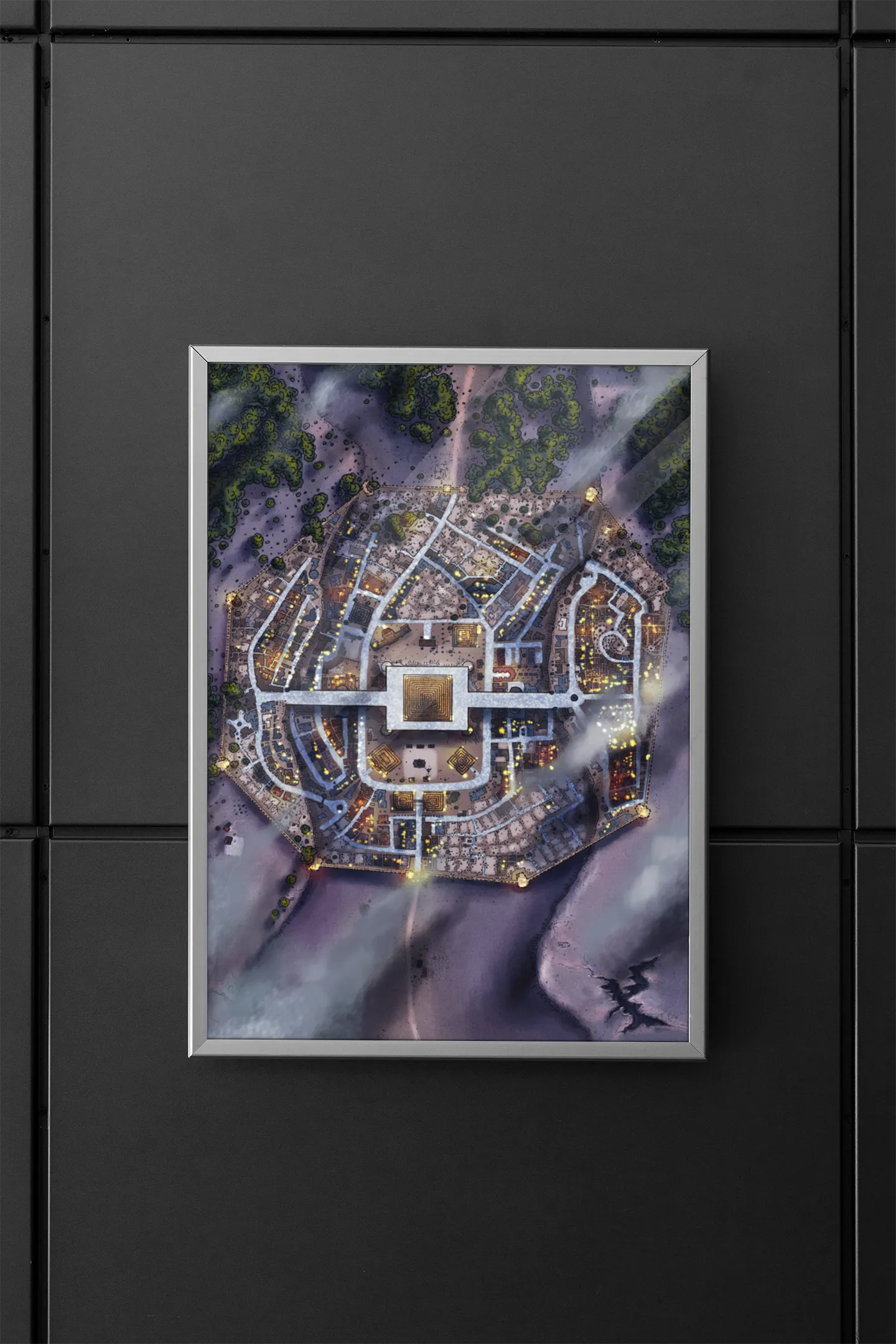 Uruk City fantasy Map