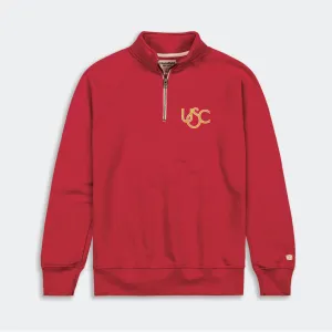 USC Trojans Throwback Logo Quarter Zip
