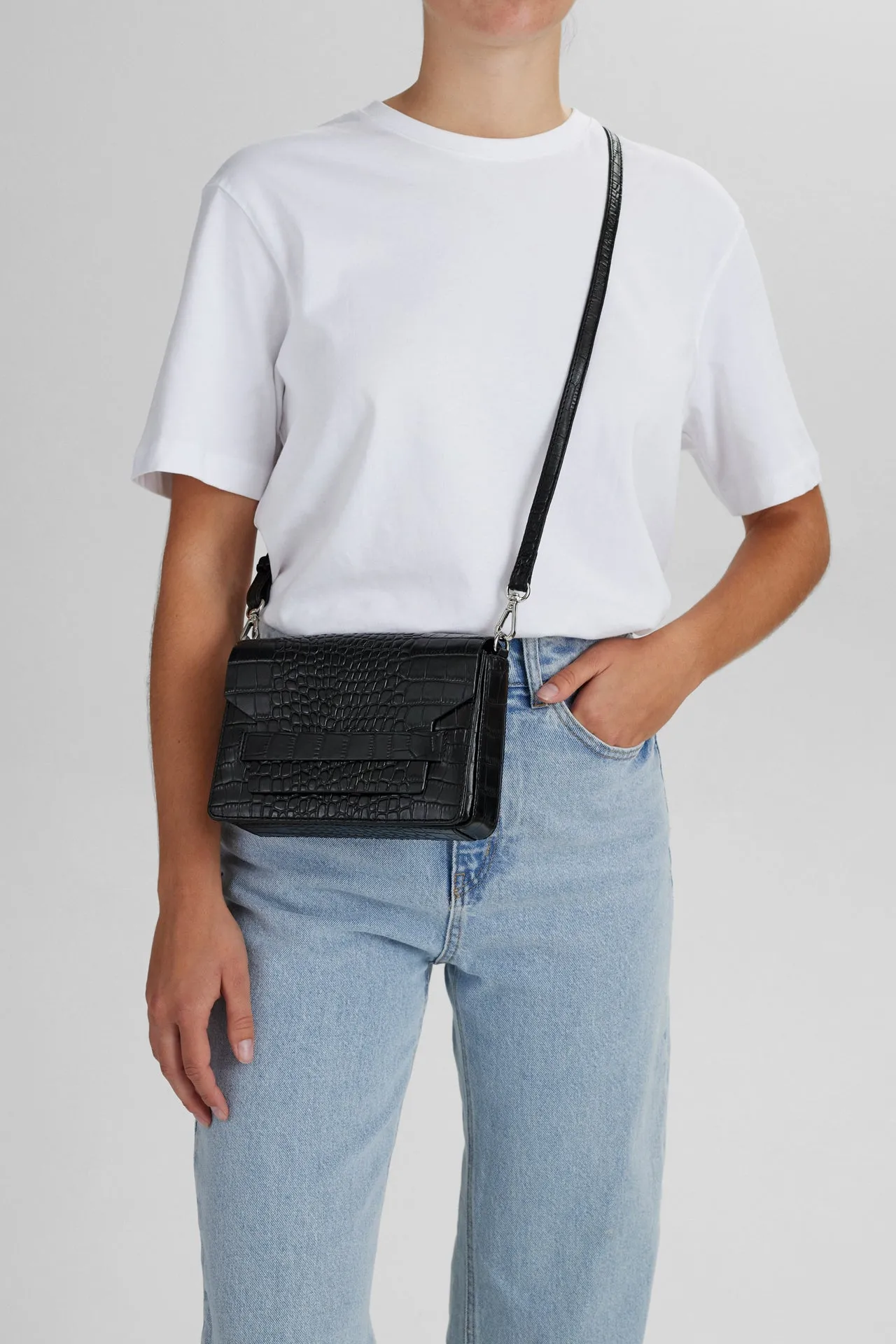 VanyaMBG Crossbody Bag, Croco