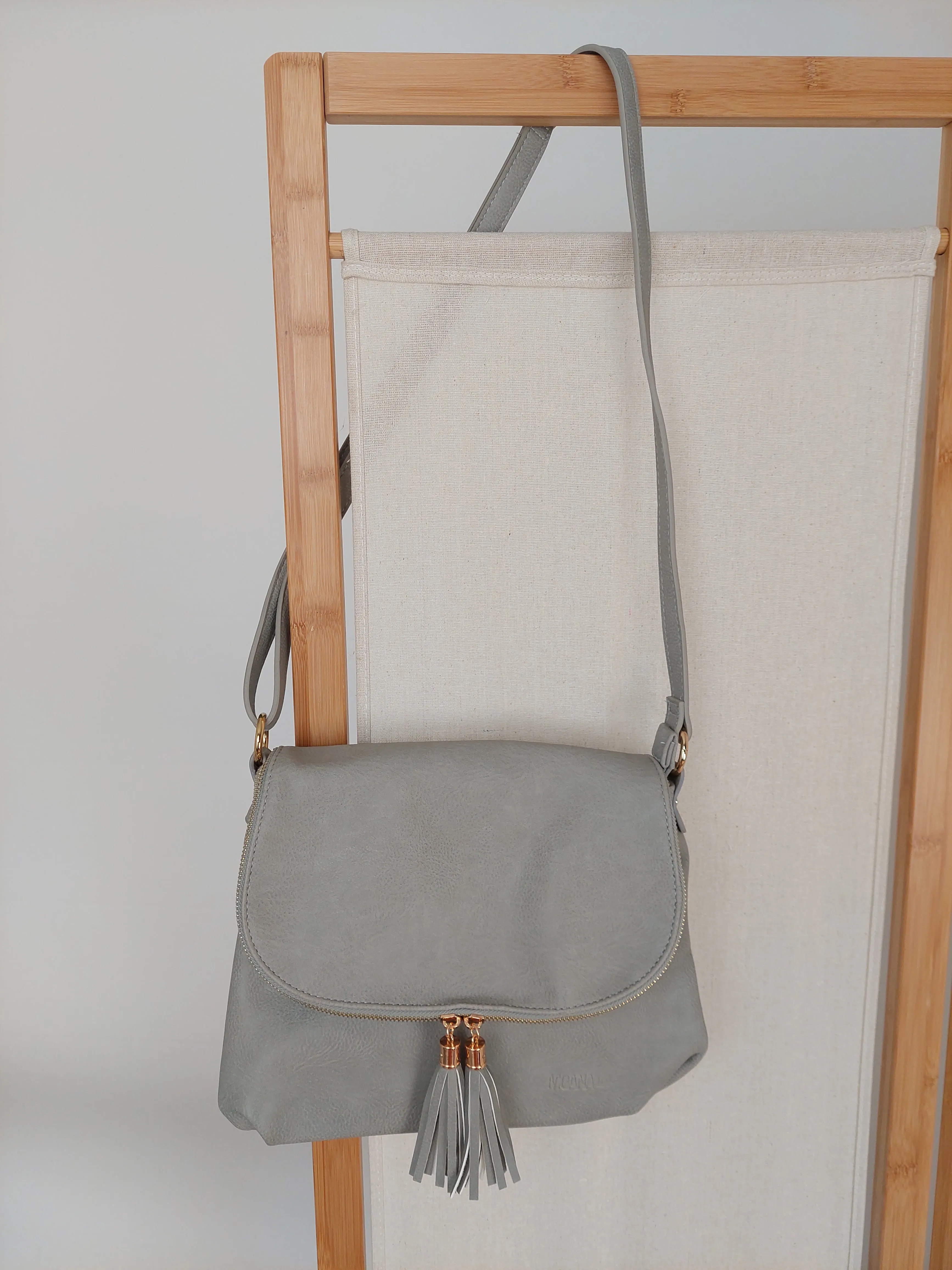 Vegan Leather St Clair Bag - Grey