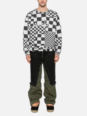 Venice Checker Crewneck - Multi