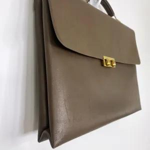 Vintage Military Made in Germany Soft Side Document Carrying Briefcase