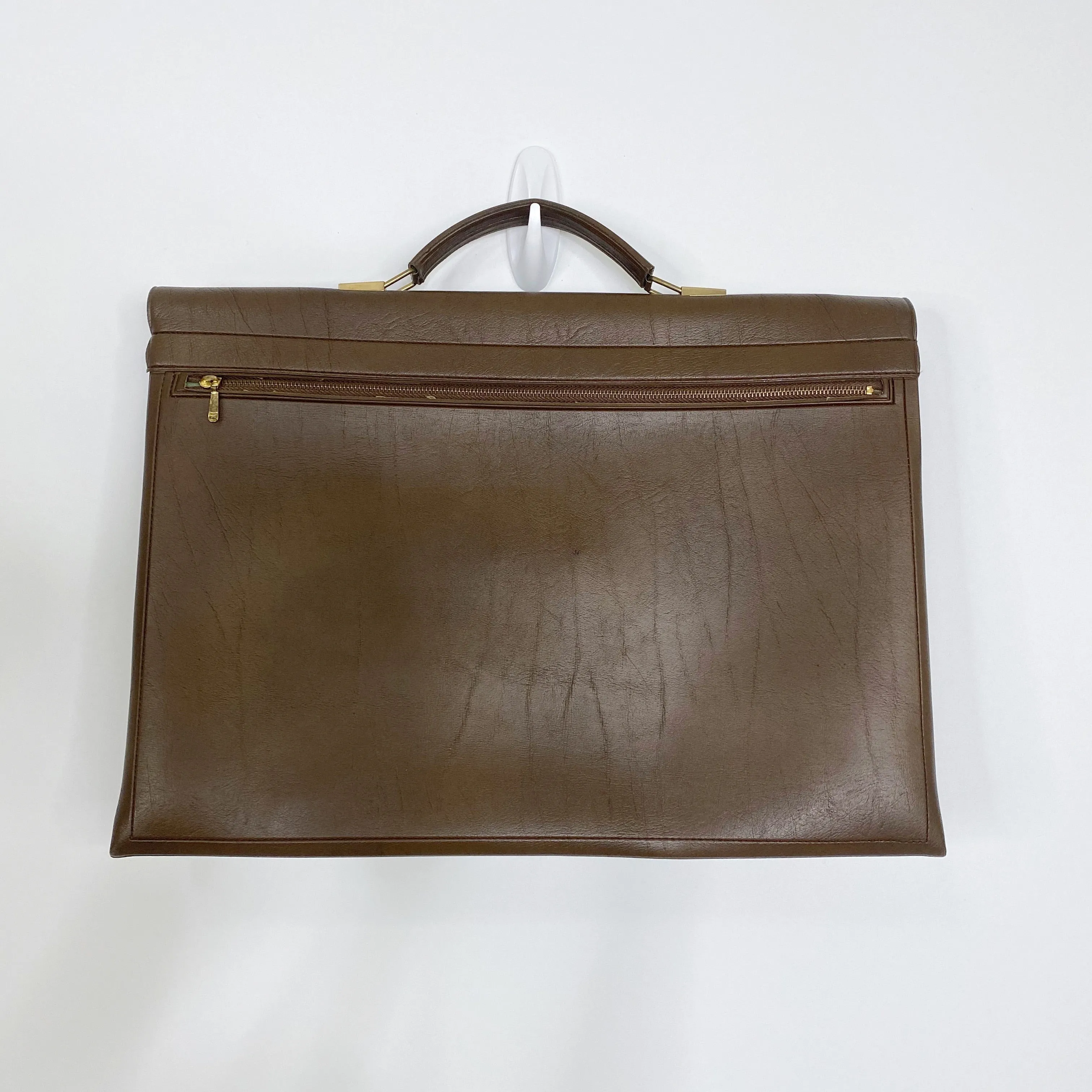 Vintage Military Made in Germany Soft Side Document Carrying Briefcase