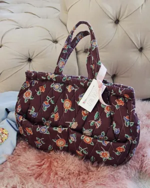 Vintage Quilted Tote