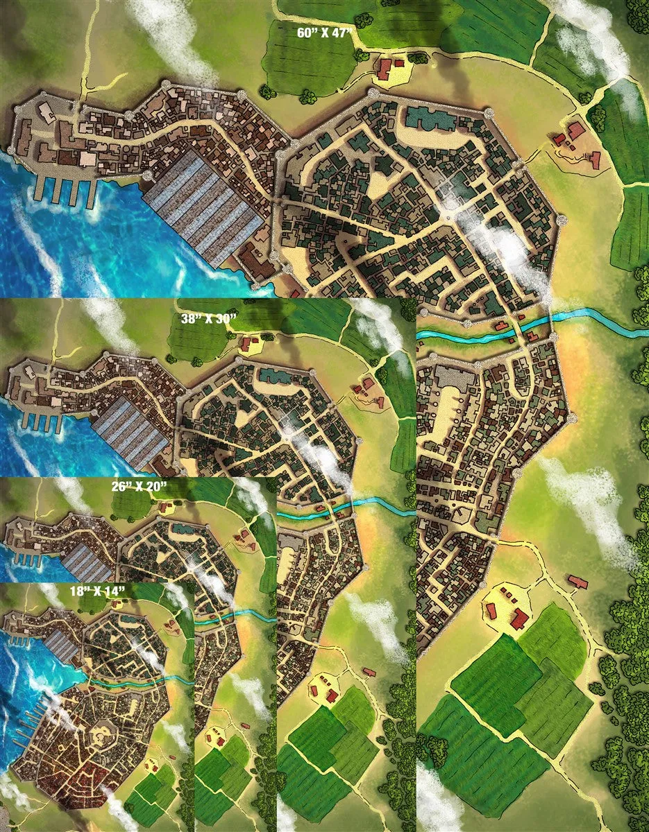 Violetnesse City Fantasy Map Patreon