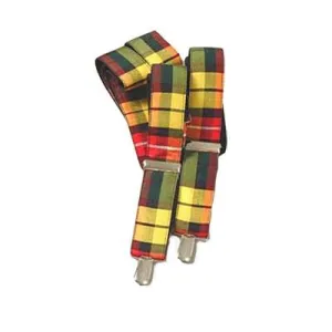 Wallace Modern Tartan Suspenders