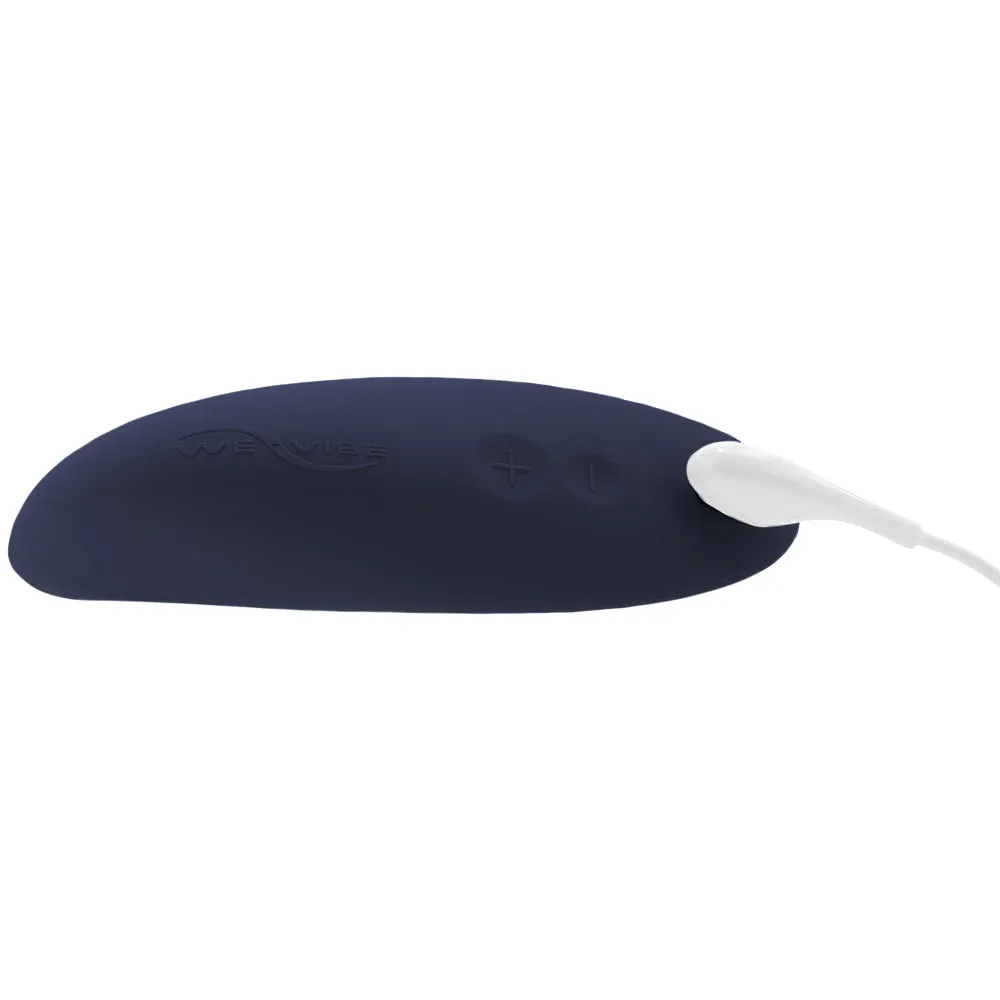 We-Vibe Melt Rechargeable Silicone Pleasure Air Clitoral Stimulator Midnight Blue