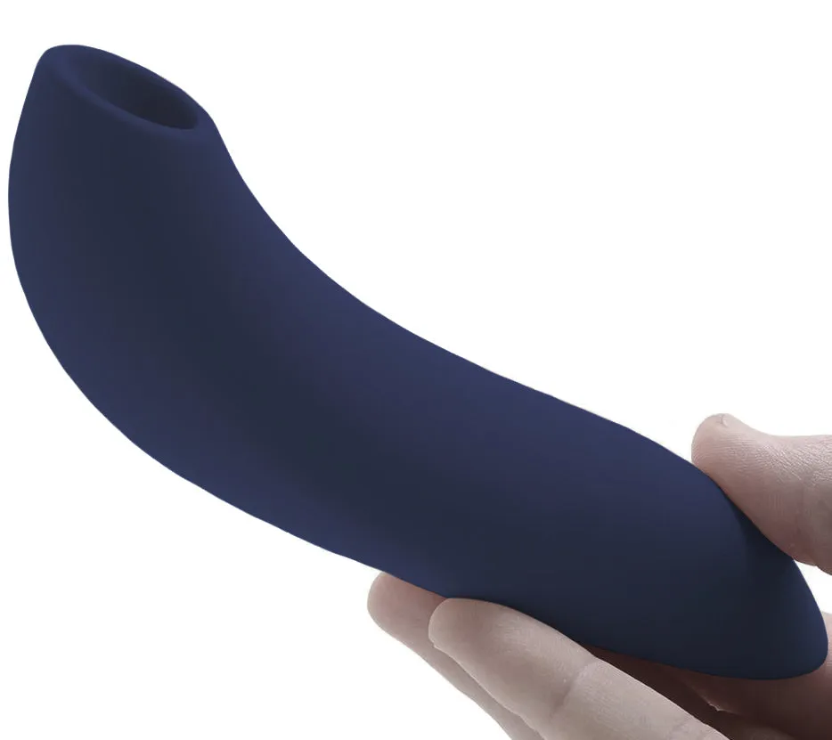We-Vibe Melt Rechargeable Silicone Pleasure Air Clitoral Stimulator Midnight Blue