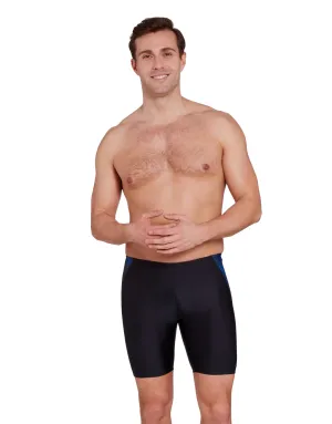 Web Cruise Mid Swim Jammer - Black/Blue