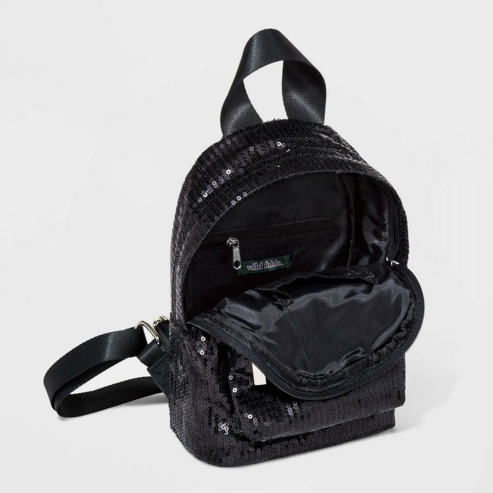 Wild Fable Sequin Zip Closure Backpack