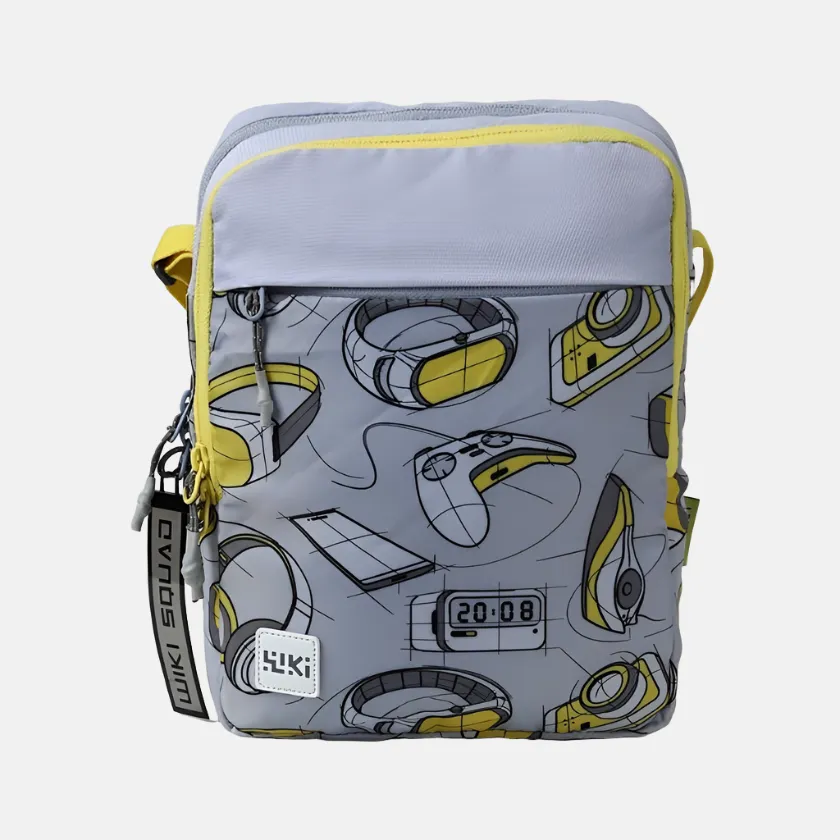 Wildcraft Wiki Buddy Crossbody -Gadjet Grey/Fauna Green/Stripe Blue