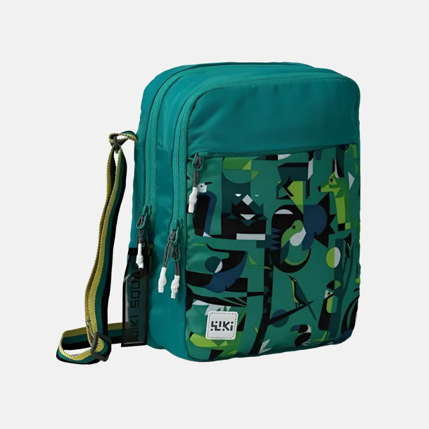 Wildcraft Wiki Buddy Crossbody -Gadjet Grey/Fauna Green/Stripe Blue