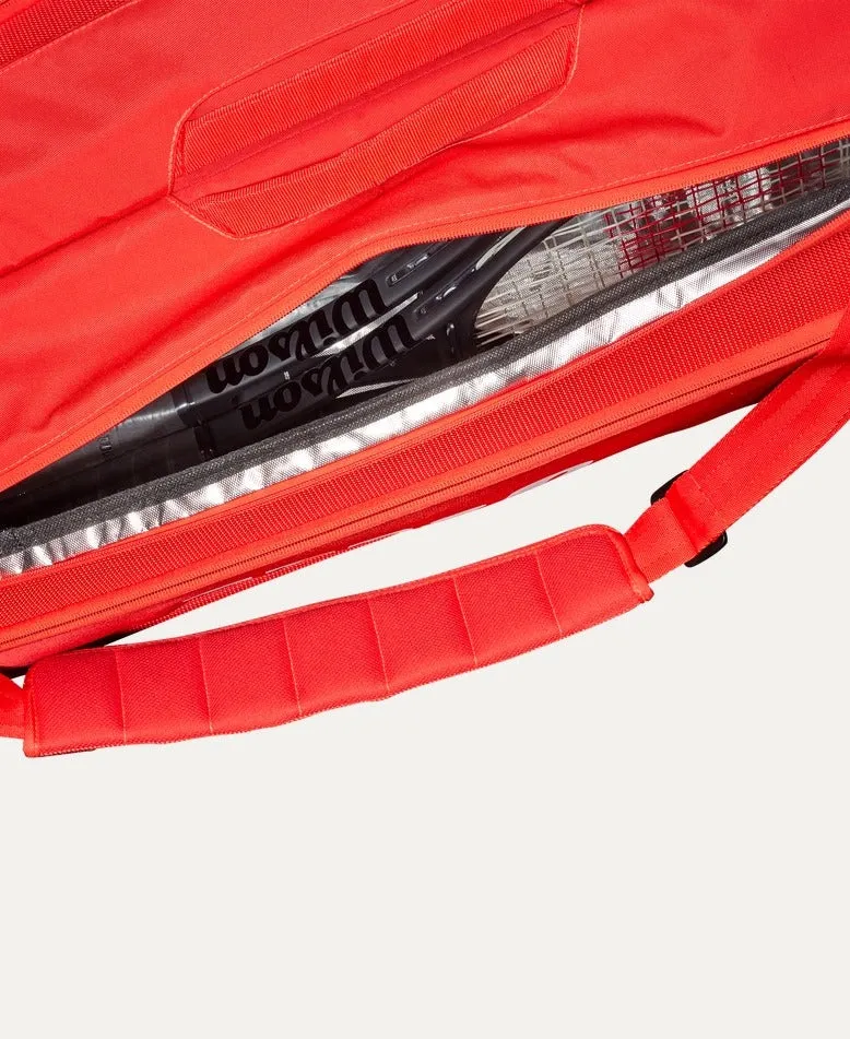 Wilson Super Tour 9 Racket Bag | Red
