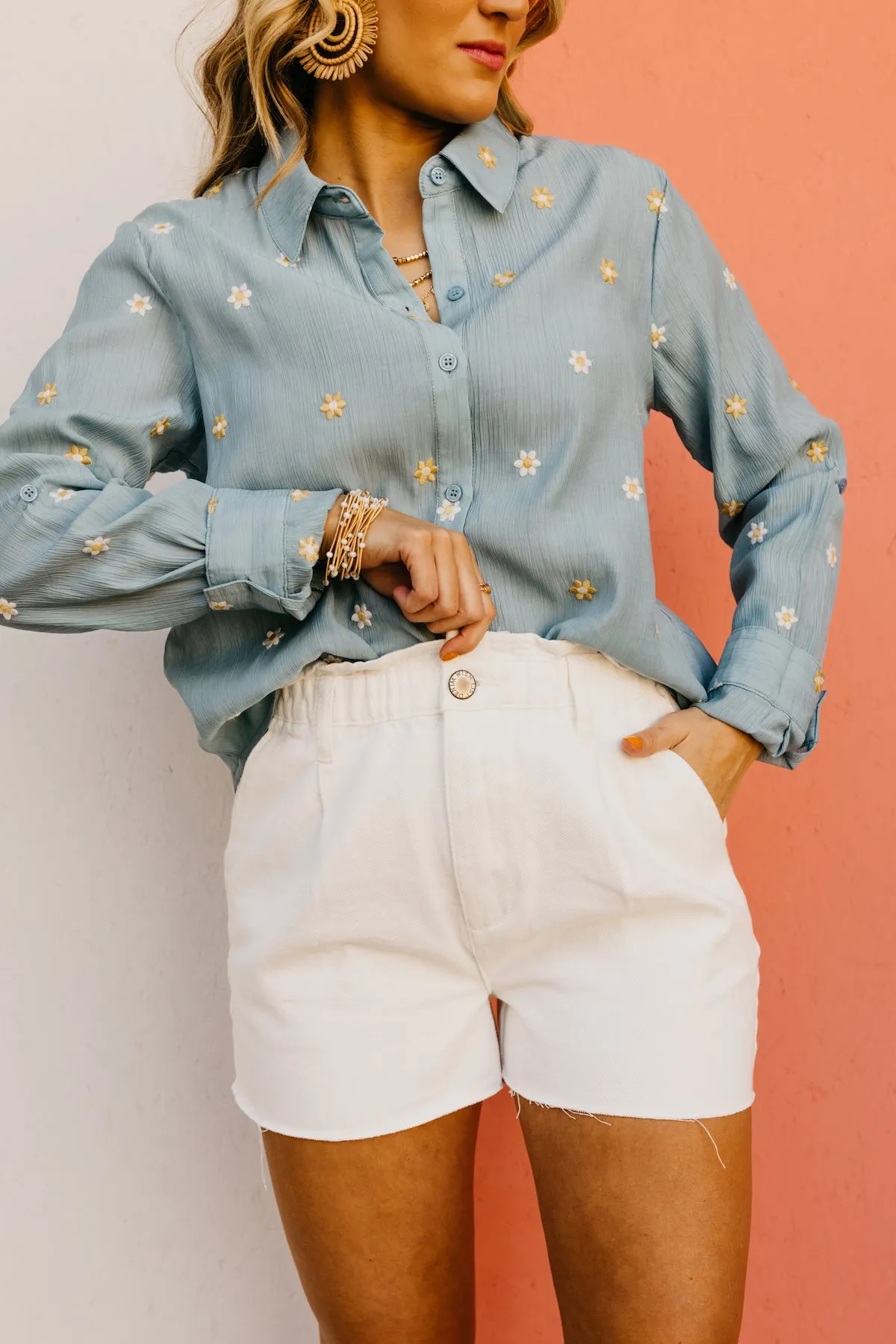Wishlist | The Leonel Paperbag Distressed Denim Shorts