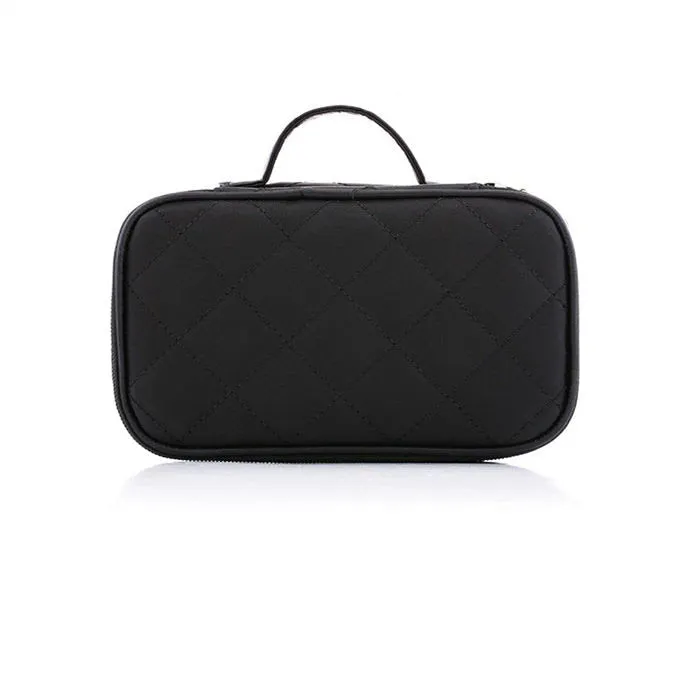 Woman Double Layer Large Cosmetic Bag