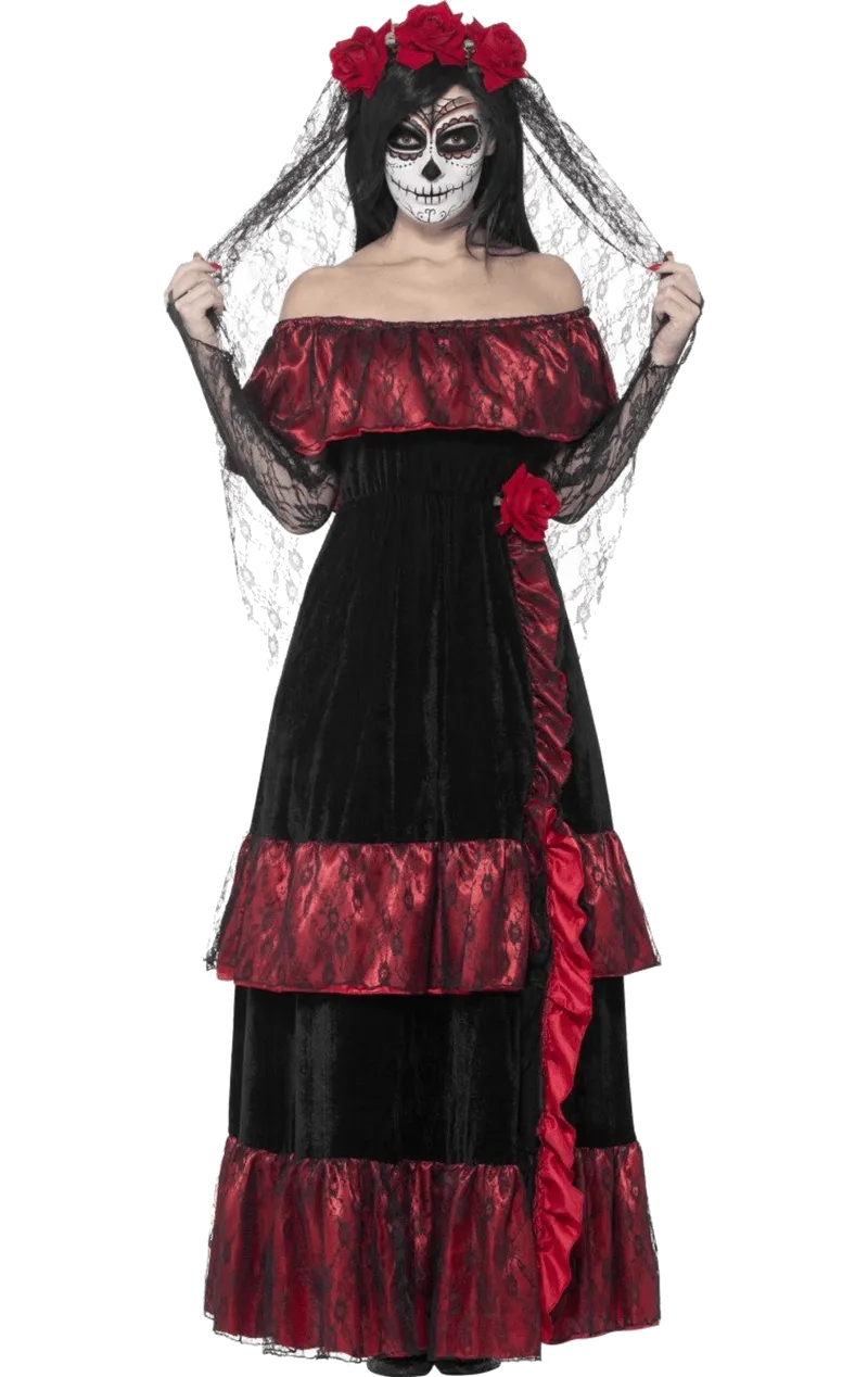 Womens Day of the Dead Bride Costume