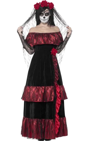 Womens Day of the Dead Bride Costume