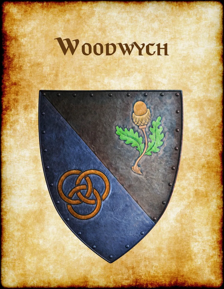 Woodwych Heraldry of Greyhawk Anna Meyer Cartography Canvas Art Print