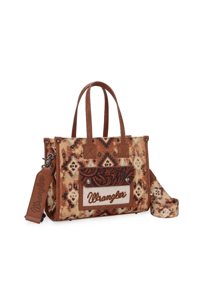 Wrangler Crossbody Tote Aztec