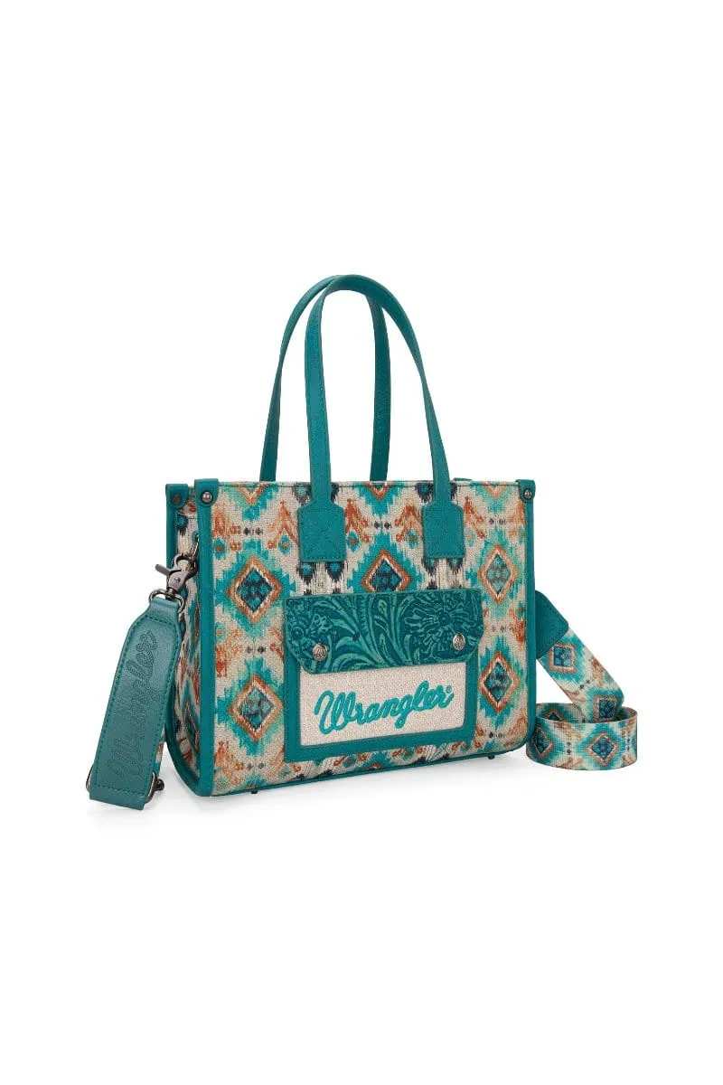 Wrangler Crossbody Tote Aztec