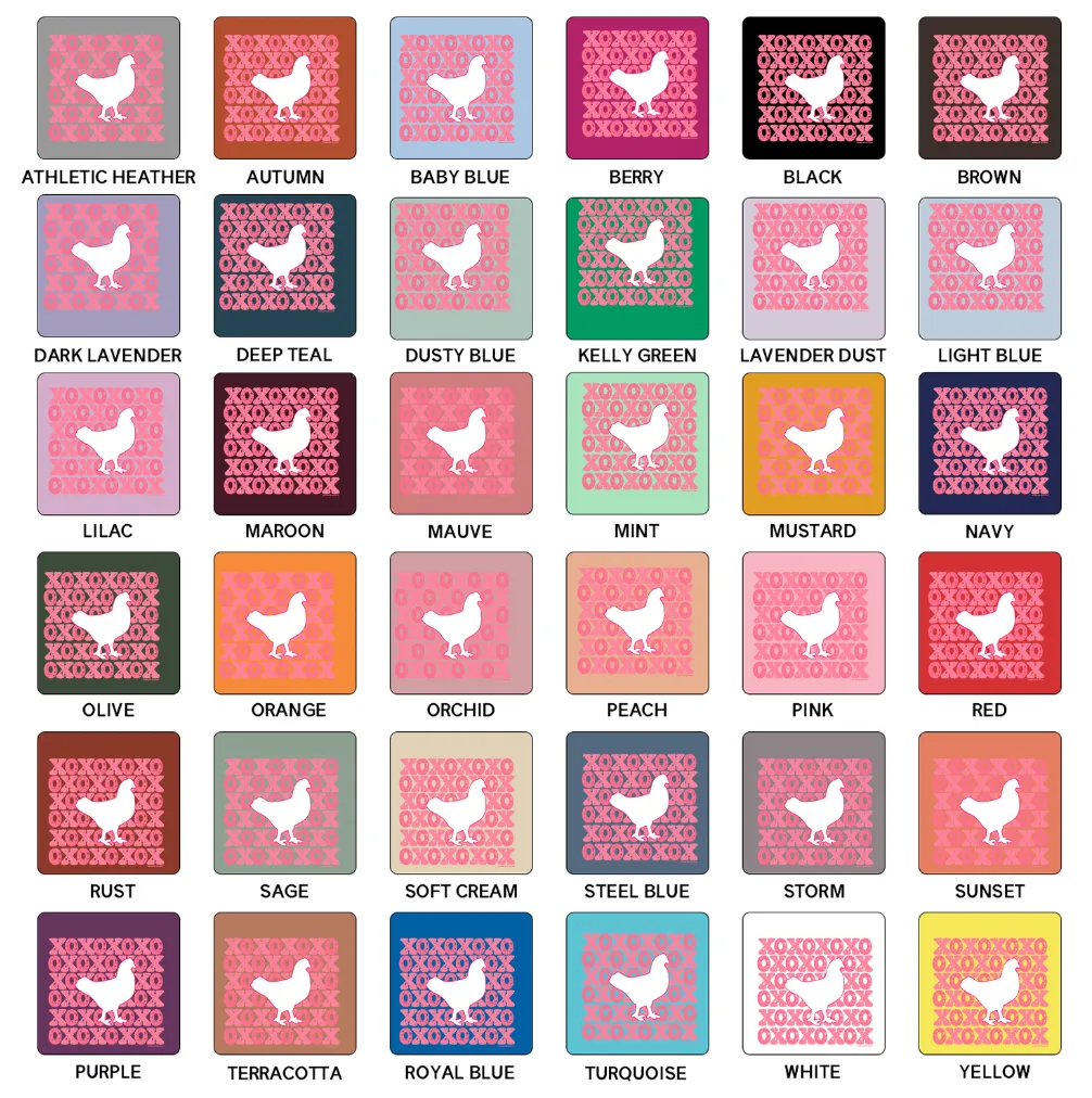 XO Chicken T-Shirt (XS-4XL) - Multiple Colors!