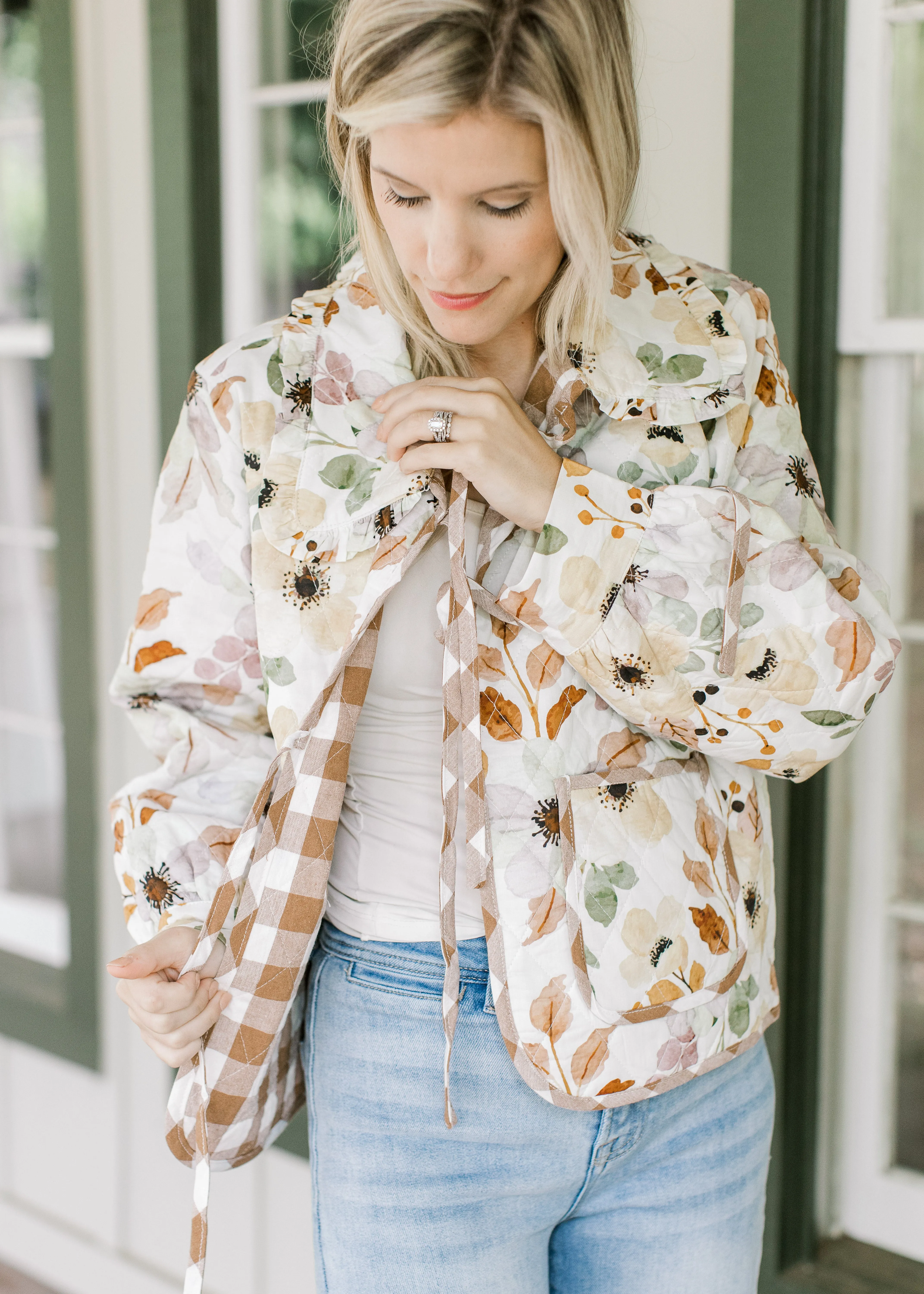 XZ Classic Quilted Floral Jacket