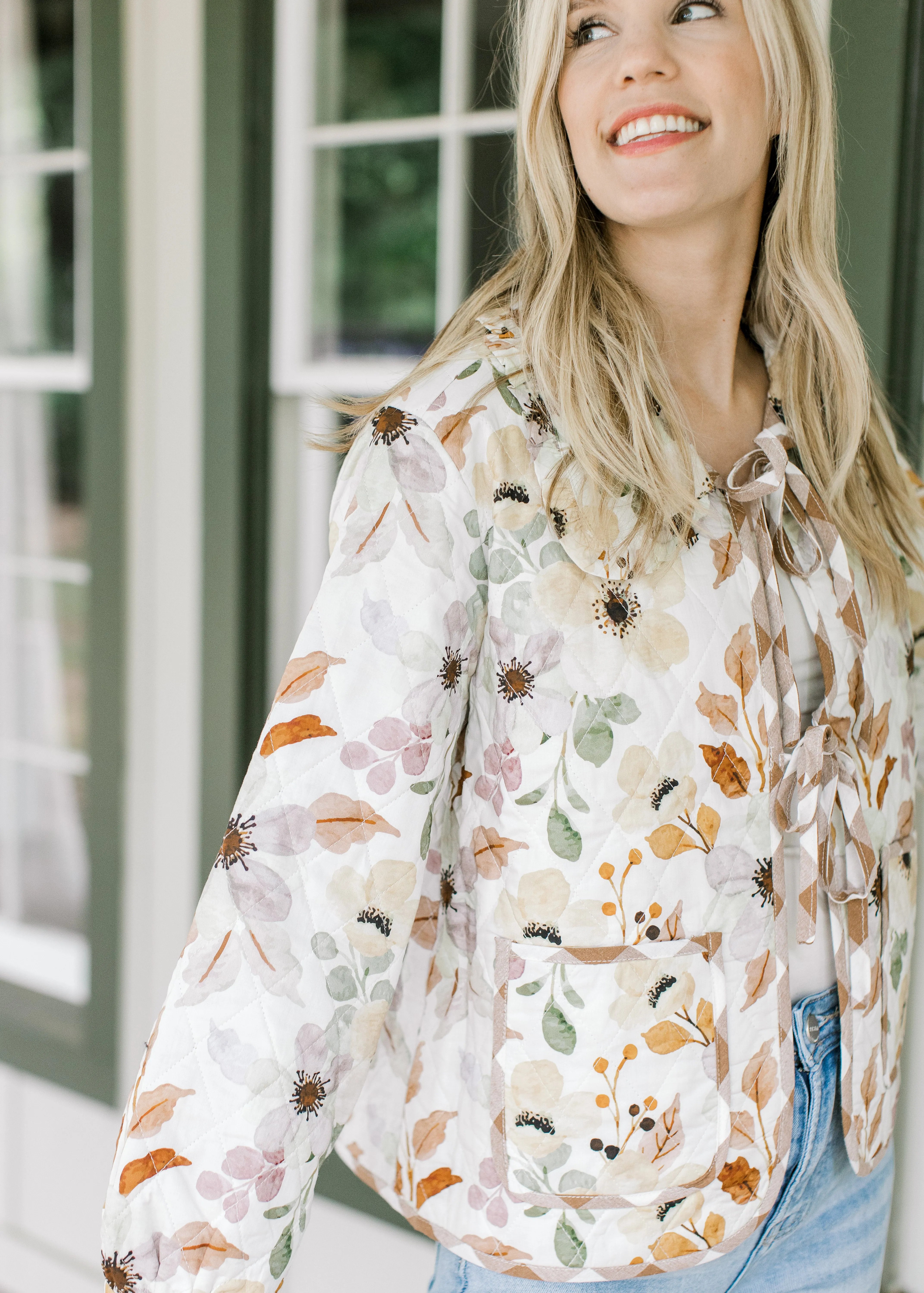 XZ Classic Quilted Floral Jacket