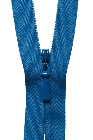 YKK Concealed / Invisible Zip - 56cm / 22'' - Saxe Blue 557