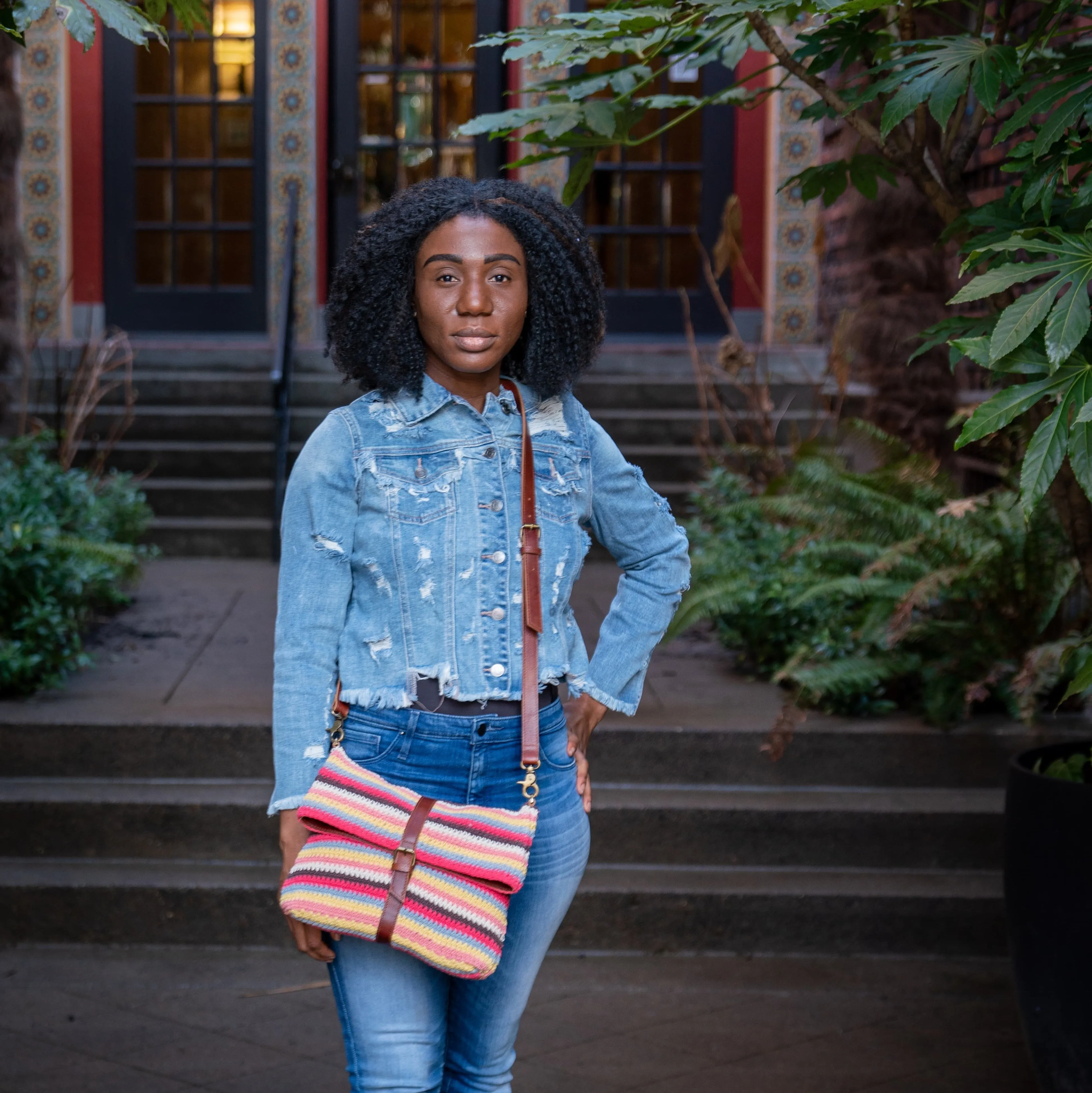 Yolanda Knit Fold Over Crossbody