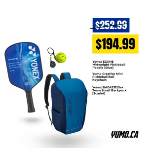 Yonex EZONE Mid-Weight Pickleball Paddle   Backpack Bundle