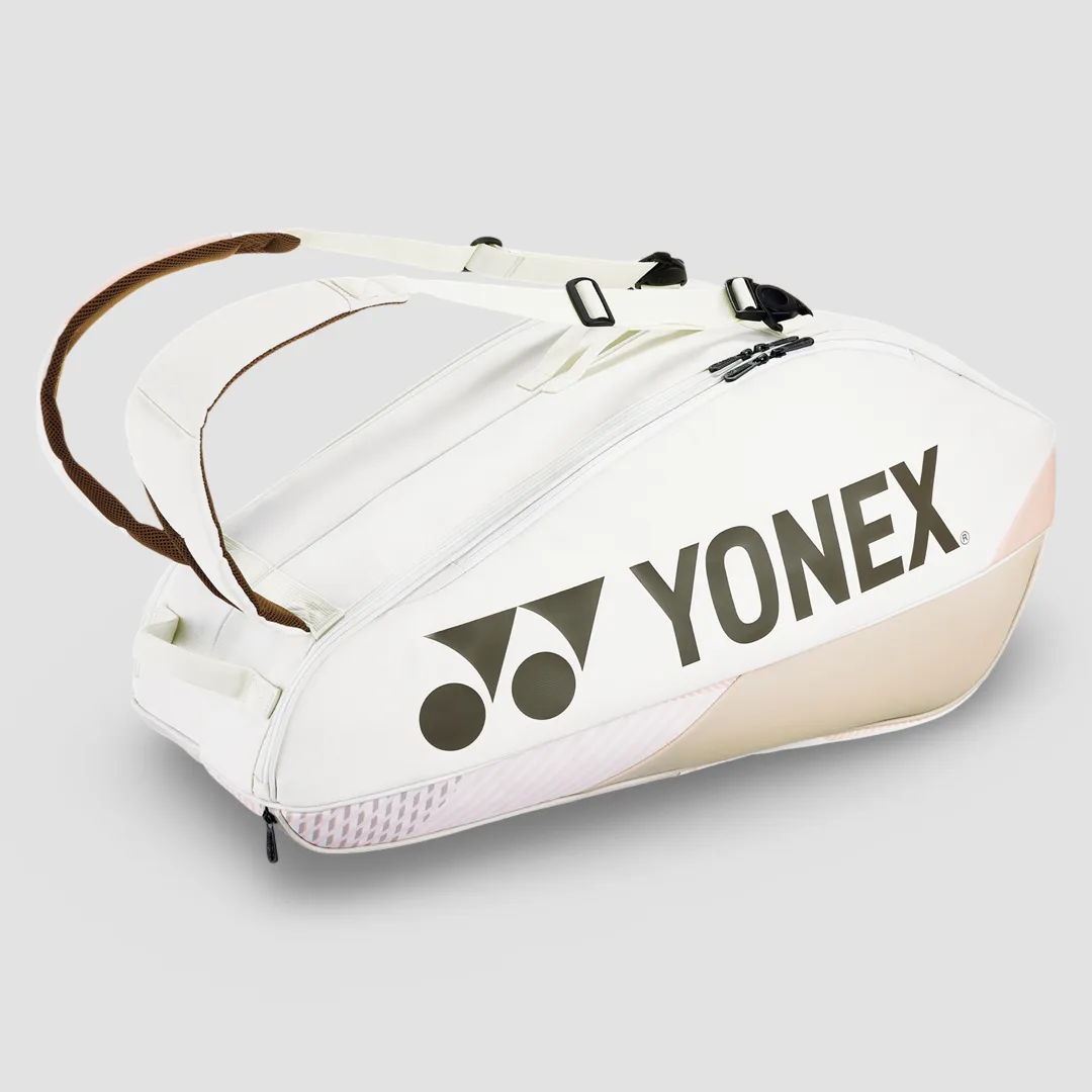 YONEX Pro 6pc Racquet Bag BA92426 Sand Beige