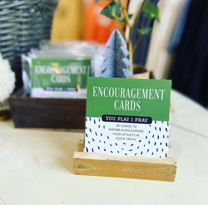 You Play I Pray || 30 Encouragement Cards for your Athlete