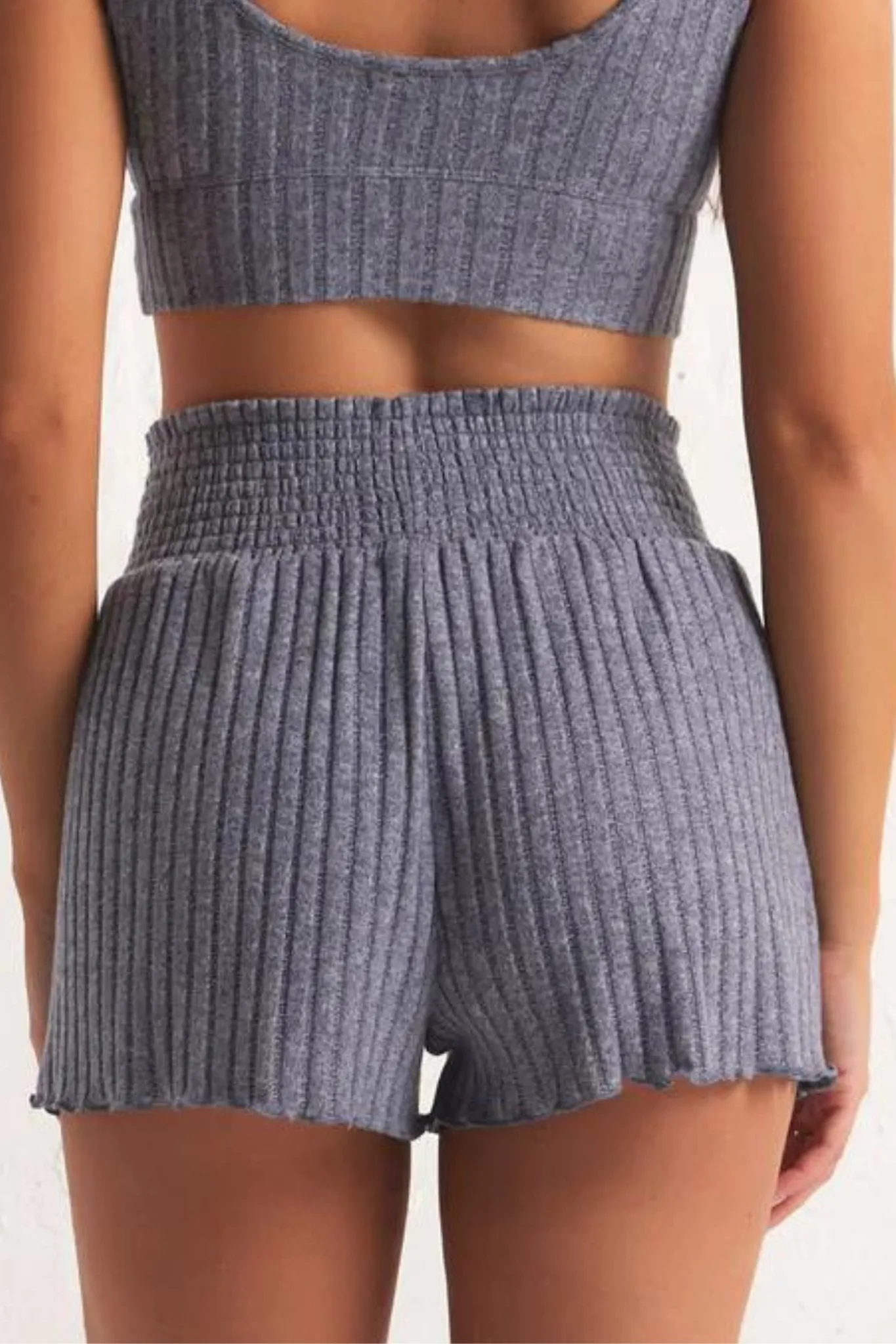 Z Supply: Dawn Smocked Rib Short