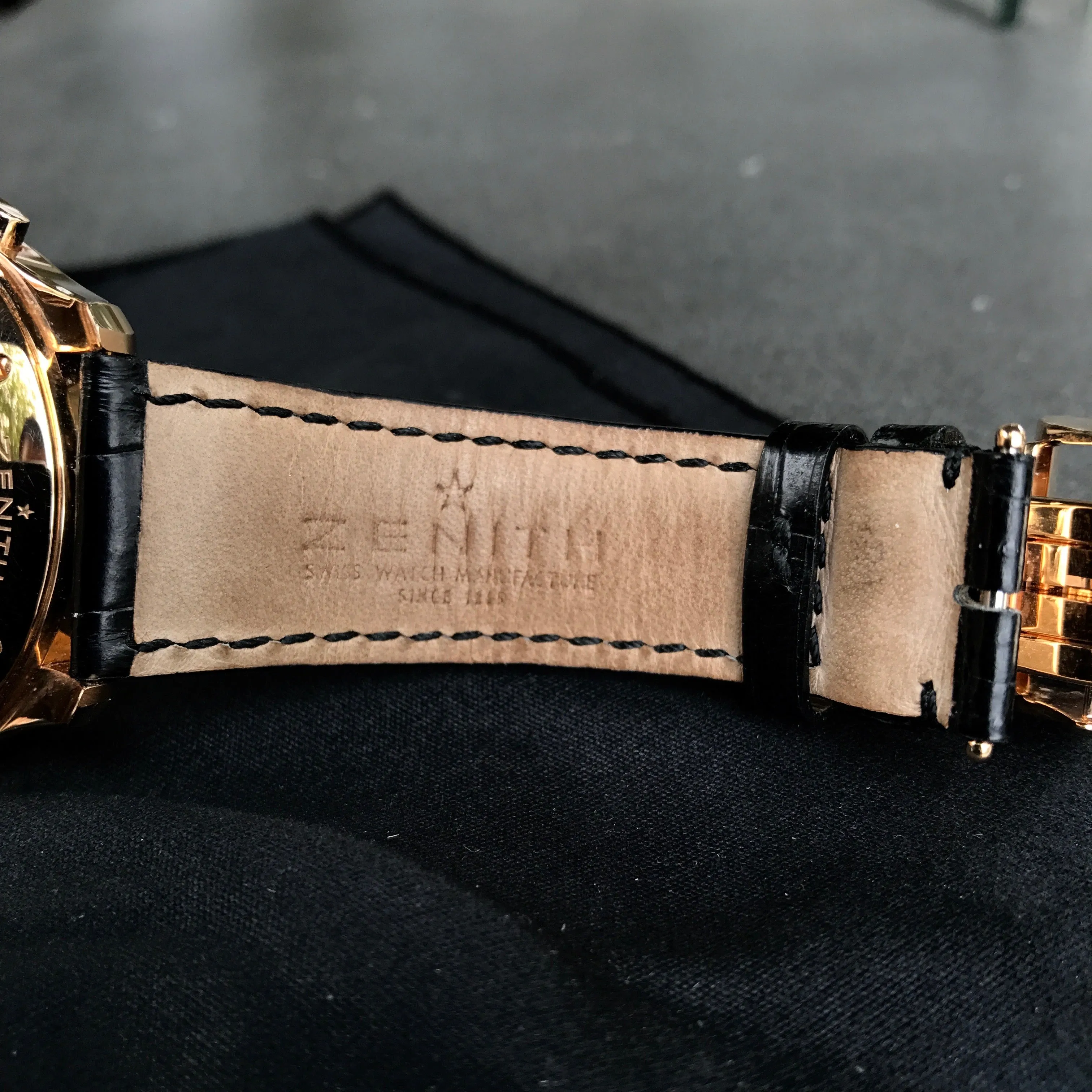 Zenith El Primero 18.0520.4021 18K Rose Gold Grande Class XXT Automatic Chronograph Wristwatch Box & Papers