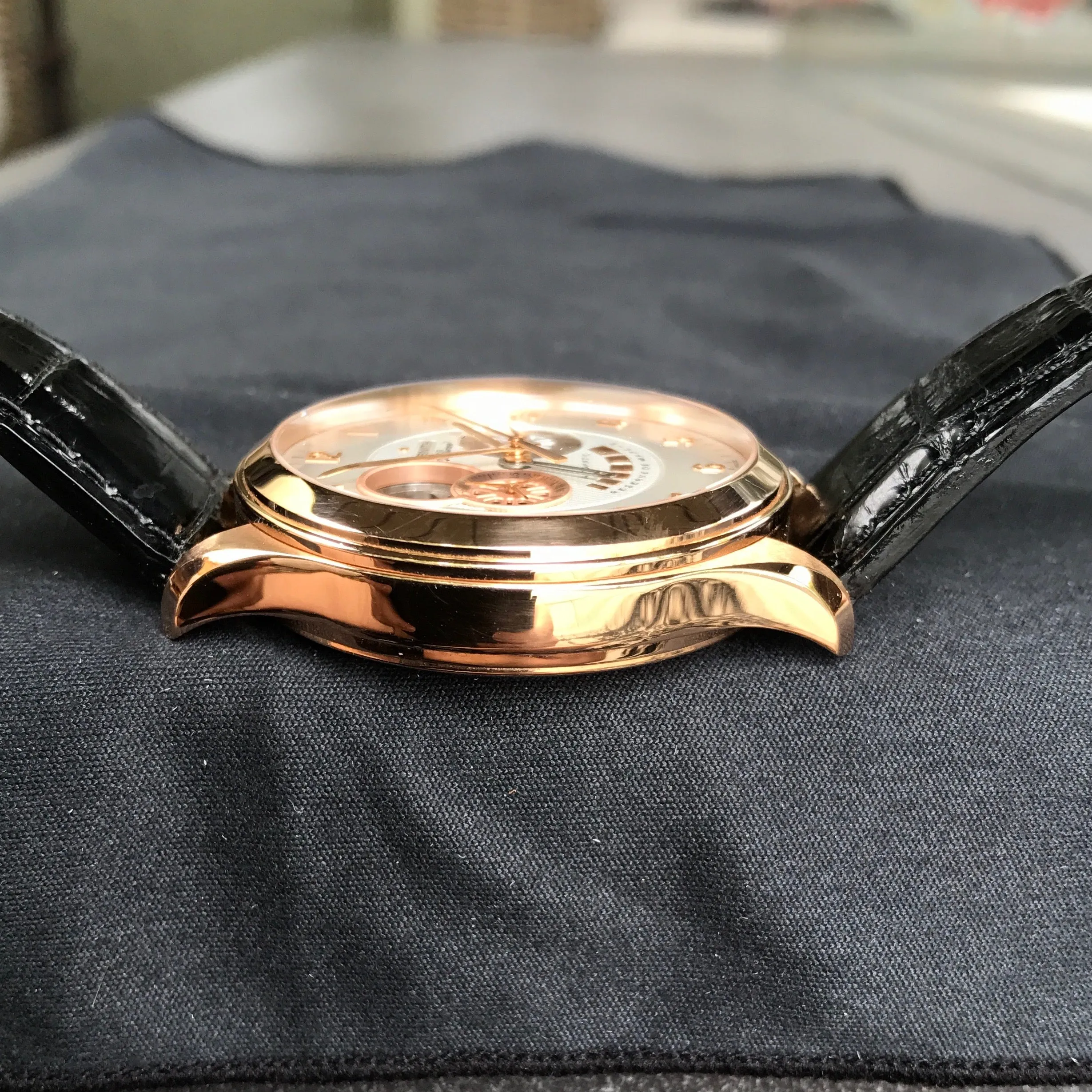 Zenith El Primero 18.0520.4021 18K Rose Gold Grande Class XXT Automatic Chronograph Wristwatch Box & Papers