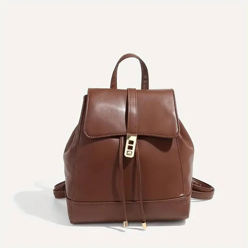 Ziah | Elegant Leather Women's Travel Backpack