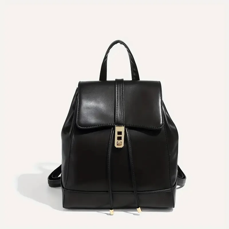 Ziah | Elegant Leather Women's Travel Backpack