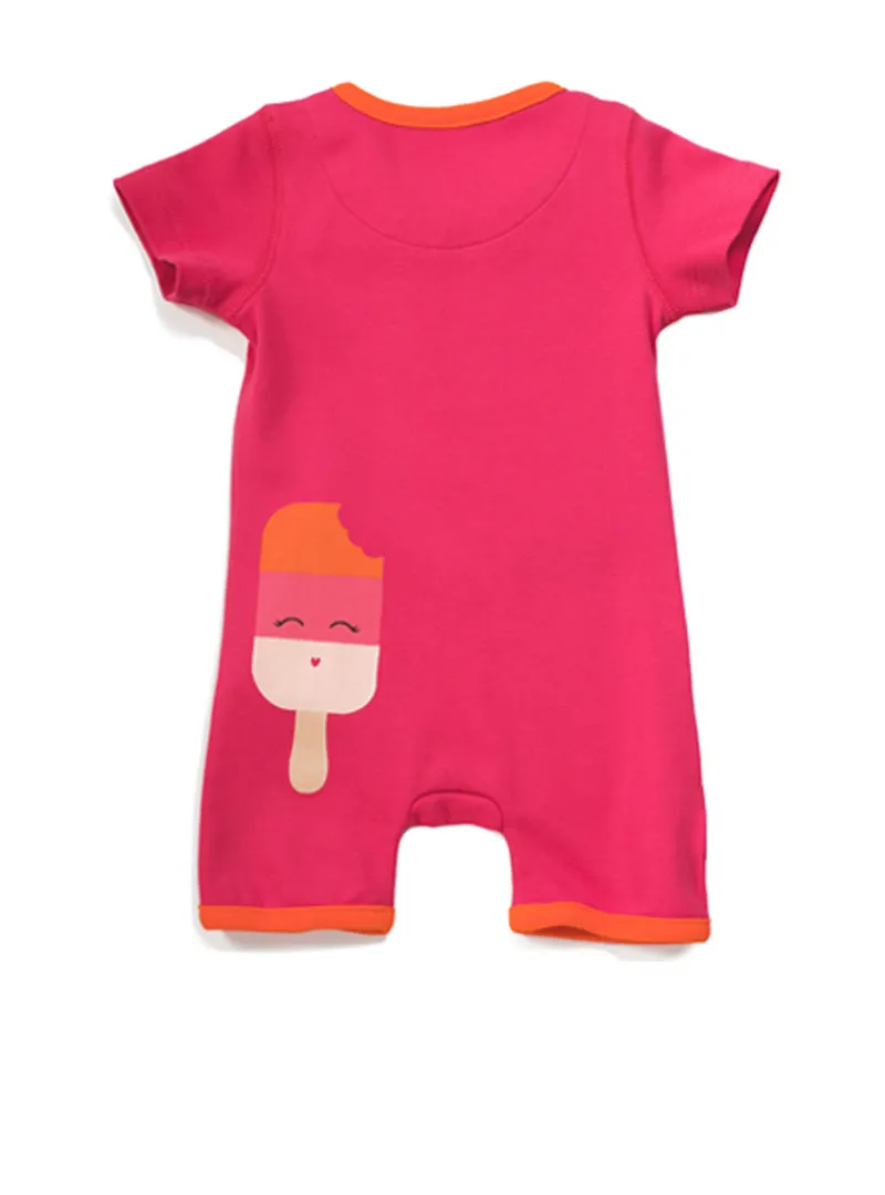 zip-up lolly romper