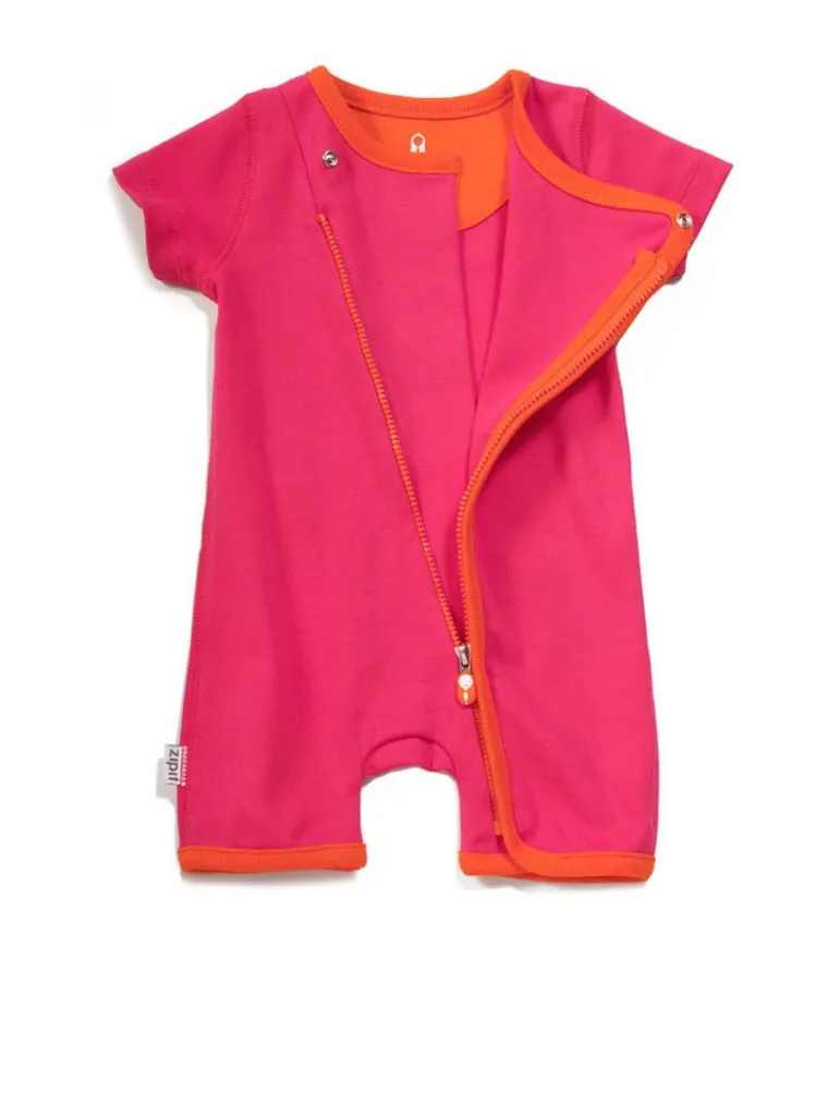 zip-up lolly romper