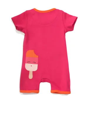 zip-up lolly romper